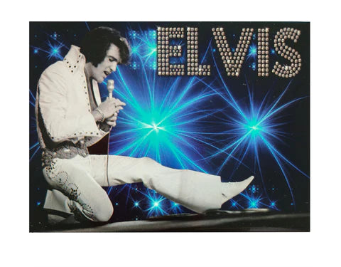 Magnet Elvis  Blue on Stage