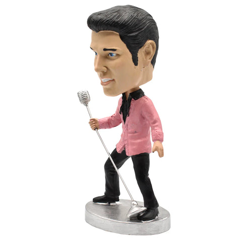 Dashboard Wobbler Young Elvis - Pink Jacket Bobblehead