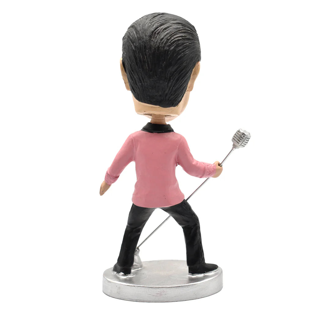 Dashboard Wobbler Young Elvis - Pink Jacket Bobblehead