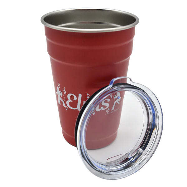 Pint Cup Elvis - Red Solo with Lid