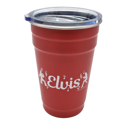 Pint Cup Elvis - Red Solo with Lid