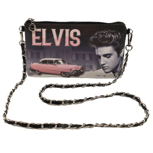 Purse -  ELVIS Pink Caddy w/ Chain