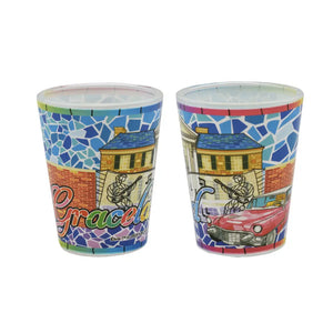 Shot Glass Elvis  - Mosaic Graceland