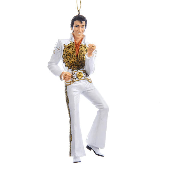 Ornament Elvis White Indian Jumpsuit - Boulevard Souvenirs