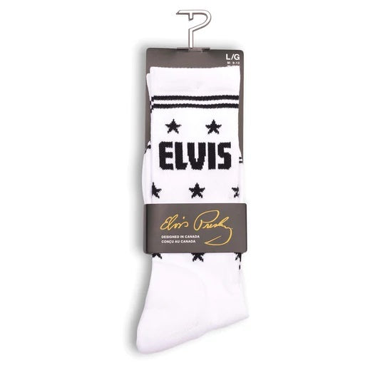 Socks Elvis King of Rock N Roll With Stars