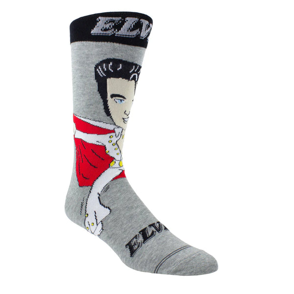 SOCKS ELVIS WHITE SUIT CAPE CARTOON SOCKS