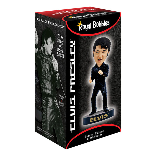 Bobblehead Elvis Presley ’68 Comeback Special Collectible Statue