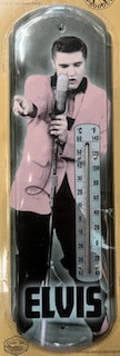 THERMOMETER YOUNG  ELVIS  PINK JACKET WITH MICROPHONE