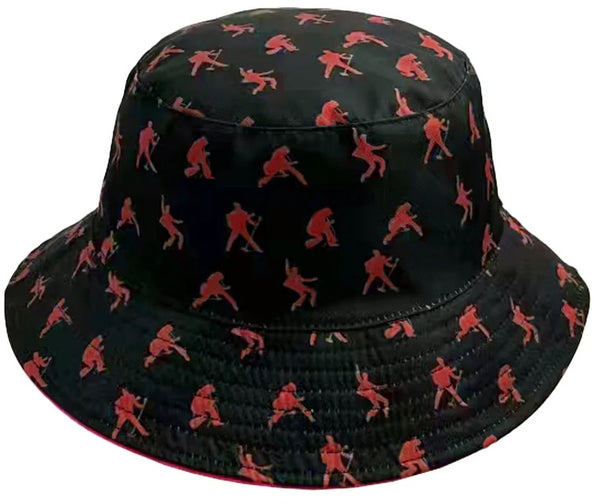 Bucket Cap Elvis Red 68 Name in Lights Reversible