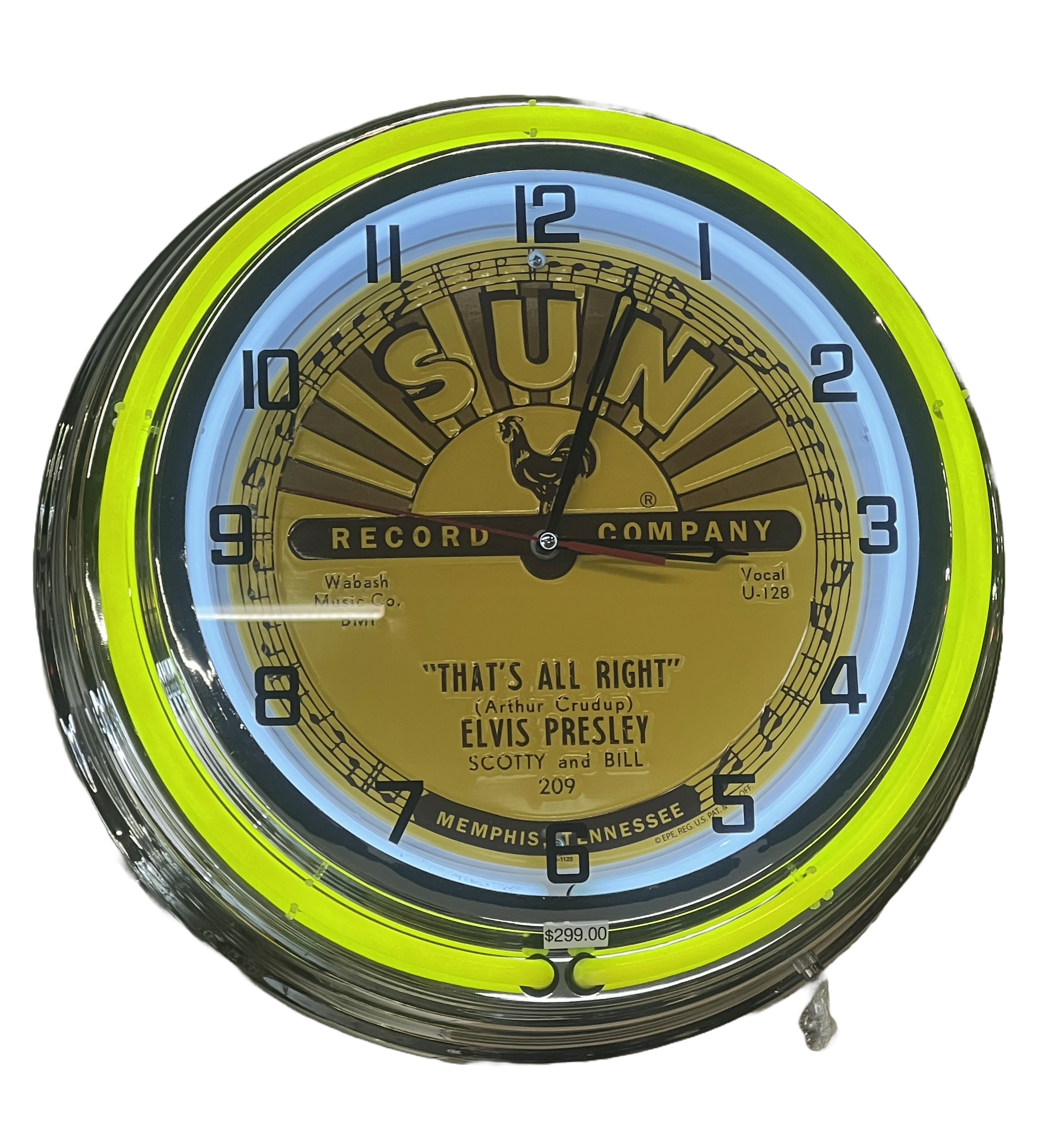 Clock Elvis Sun Records Thats All Right – Boulevard Souvenirs
