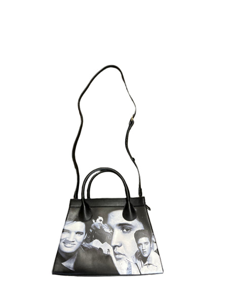 Handbag Shoulder Elvis Many Pictures with Crossbody Strap