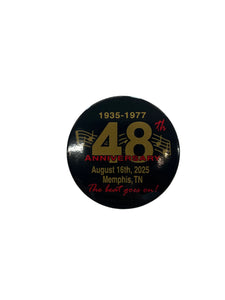 Button  48th Anniversary 1935-1977    August 16th,2025