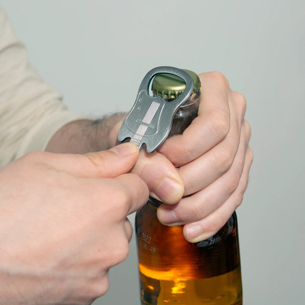Bottle Opener Guitar Keychain