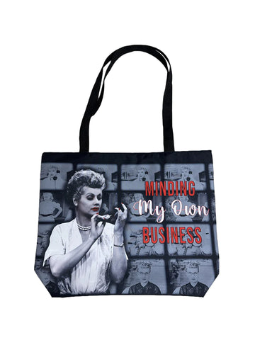 Tote Bag I Love Lucy Minding My Own Business