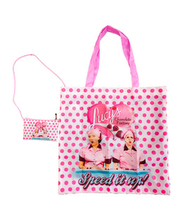 Bag with Pouch I Love Lucy Chocolate Factory