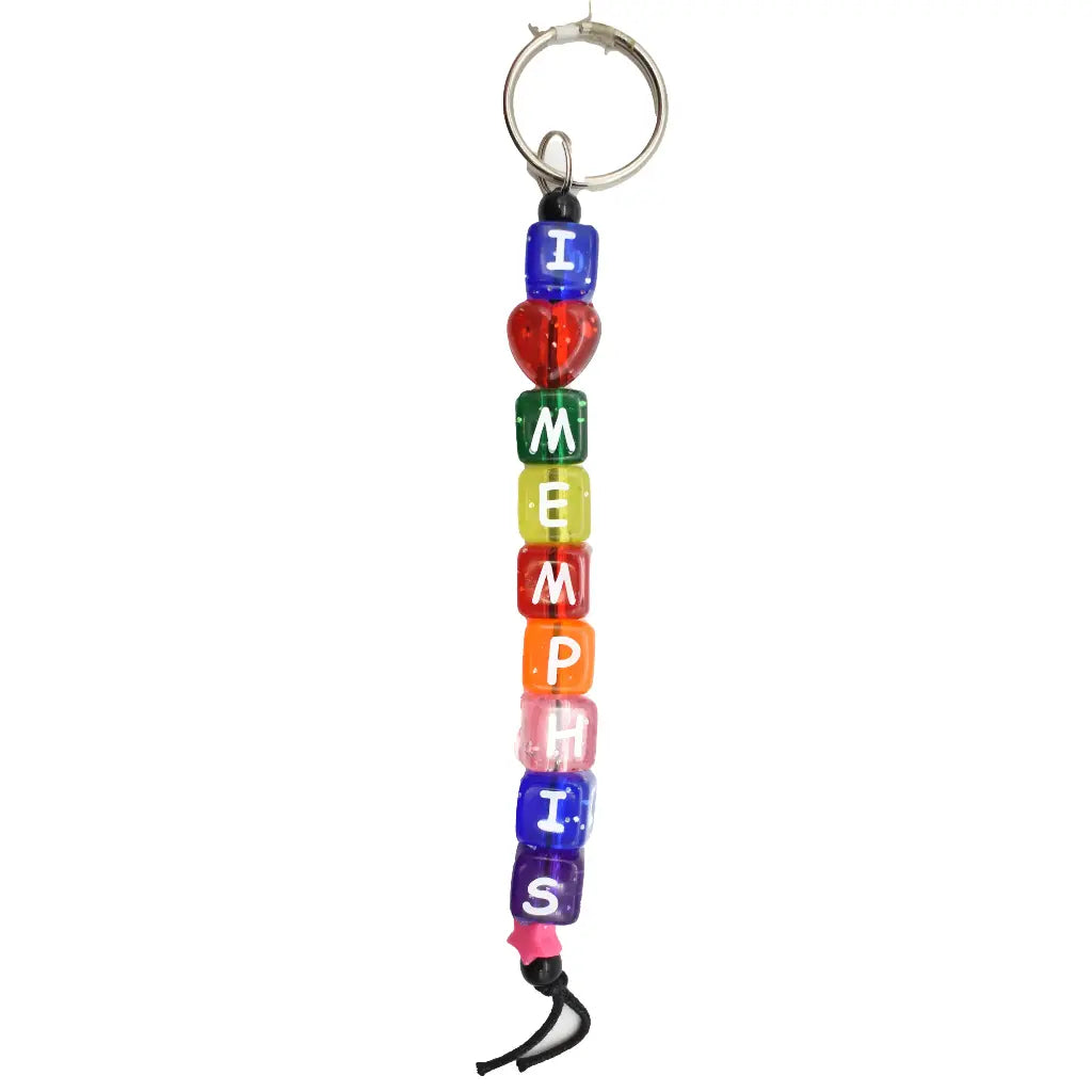 KEY CHAIN MEMPHIS DICE  I HEART MEMPHIS