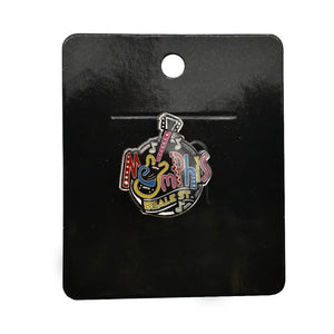LAPEL PIN Memphis  - Round Neon