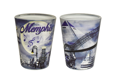 Shot Glass Memphis Smokey Night