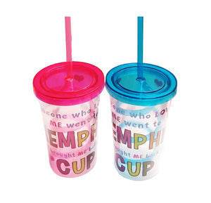 Tumbler Memphis Cup w/ Straw Kids