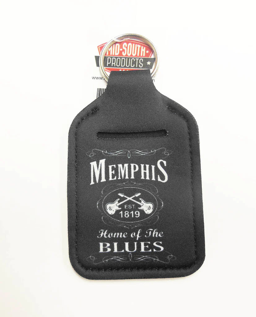 Key Chain Memphis Black & white Est. w/ Multiuse Pouch