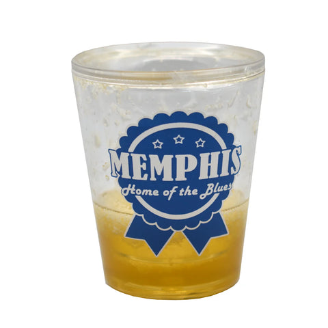 SHOT GLASS Memphis  Blue Ribbon