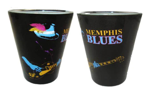 Shot Glass Memphis  Blues Man