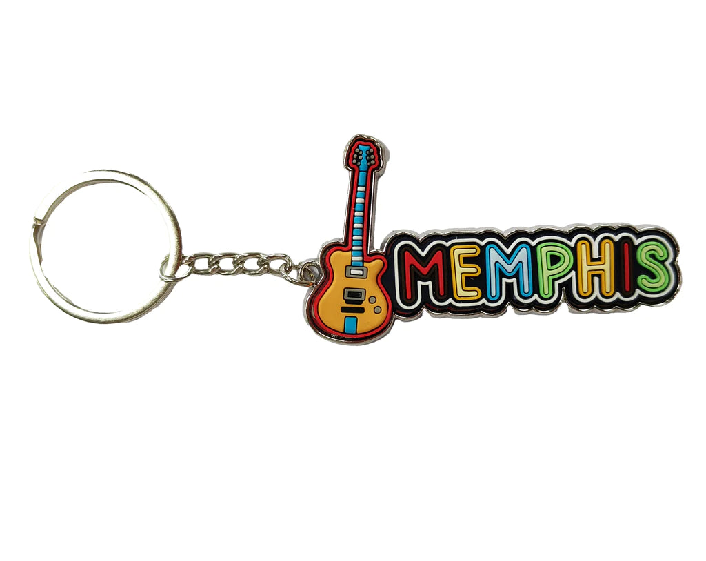 KEY CHAIN MEMPHIS WITH GUITAR