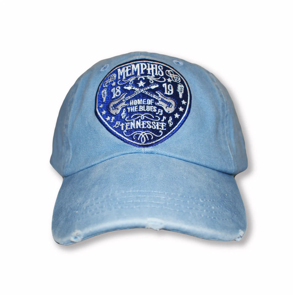 Cap Memphis Guitar Pick Blue