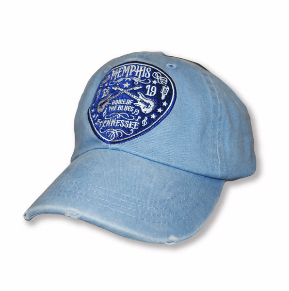 Cap Memphis Guitar Pick Blue