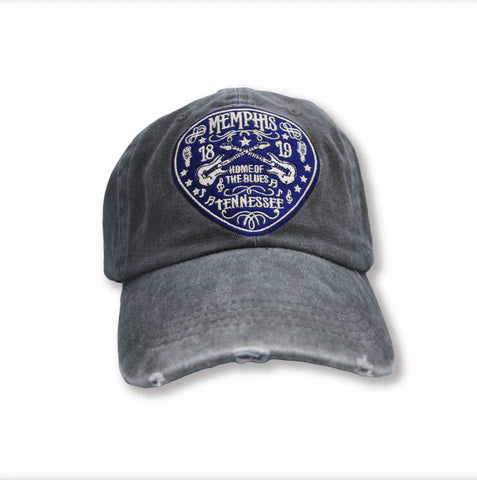 Cap Memphis Guitar Pick Gray