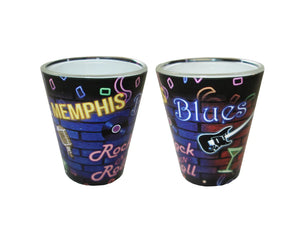 Shot Glass Memphis - Neon Lights