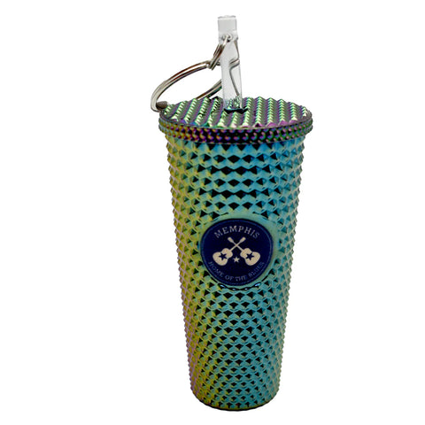 Keychain Memphis - Mini Tumbler with Straw