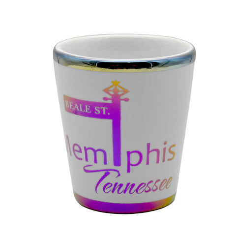 Shot Glass Memphis Lamppost Metallic