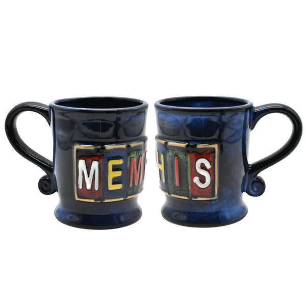 Mug Memphis Stoneware License Plate