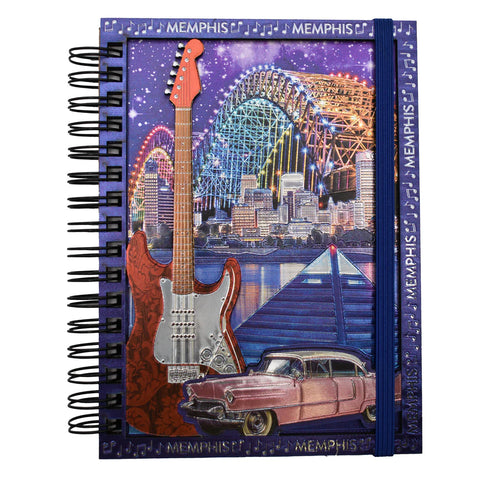 Notebook - Memphis Collage Foil