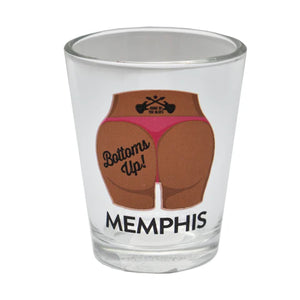 Shot Glass Memphis  Bottoms Up