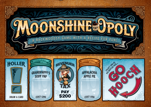 Board Game Moonshine-OPOLY