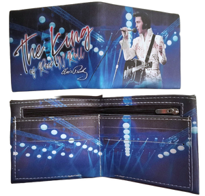 Wallet Elvis Blue King Fold