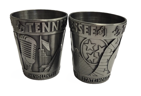 Shot Glass Tennessee Pewter Metal