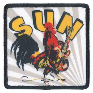 Patch Sun Records Rooster 3.5"x3.5"