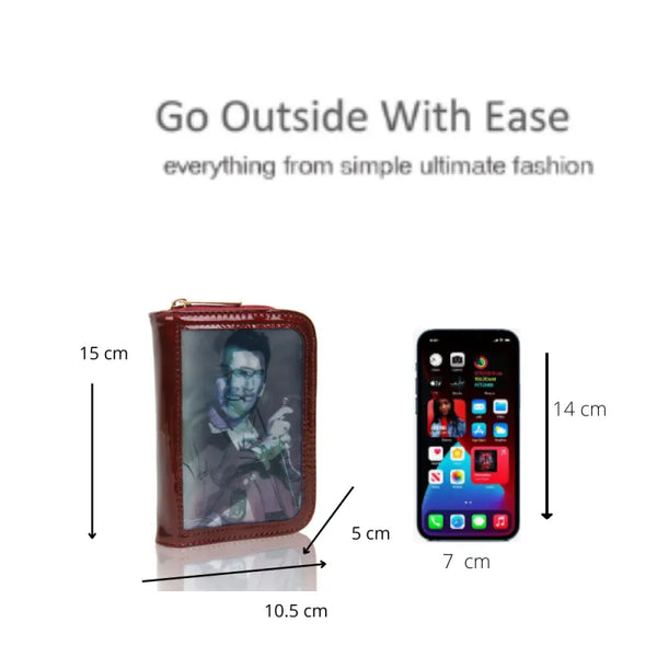 Wallet Elvis Lenticular 3D Celebrity Singing Star Flap Zip