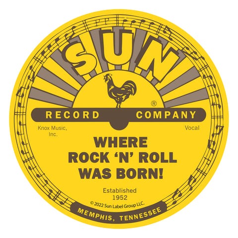 Tin Sign Sun Records "Where Rock "N" Roll Was Born!" Round