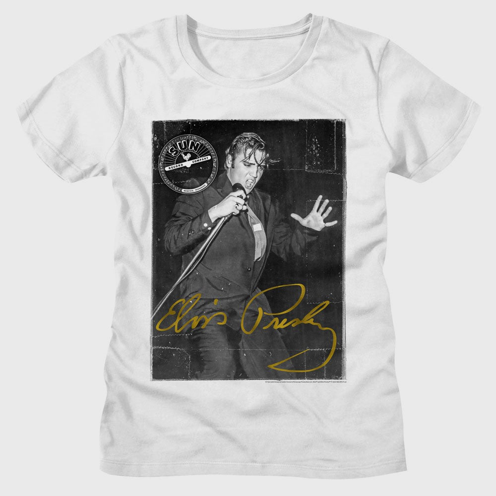 T-Shirt ELVIS DANCE GOLD SIGNATURE LADIES