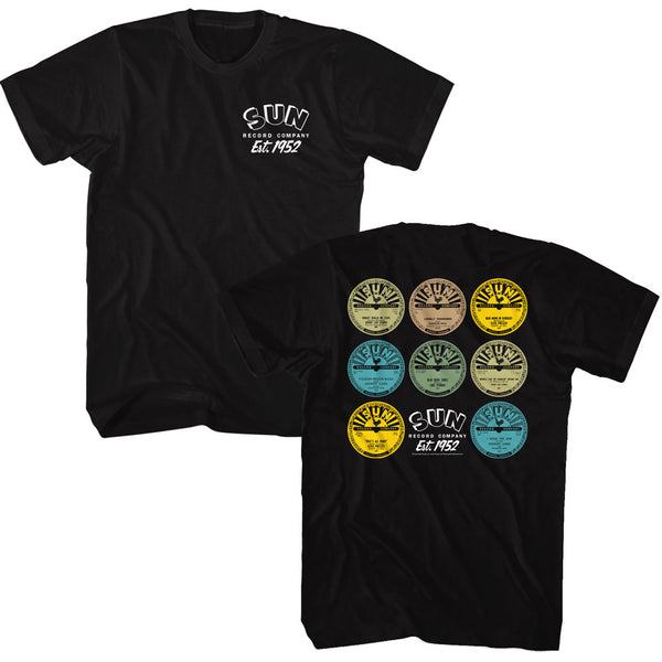 T-SHIRT SUN RECORDS VARIOUS SINGLES