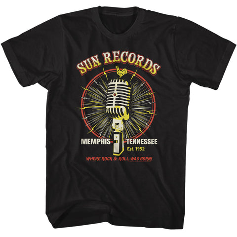 T-Shirt  Sun Record w/ Microphone/ROOSTER