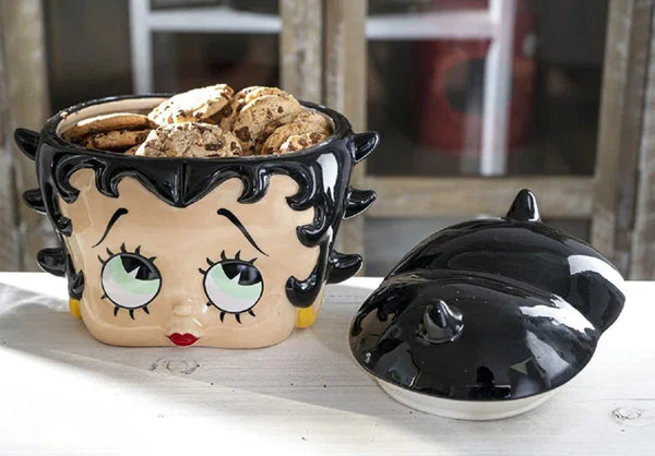 COOKIE JAR Betty Boop Head Ceramic Cookie Jar