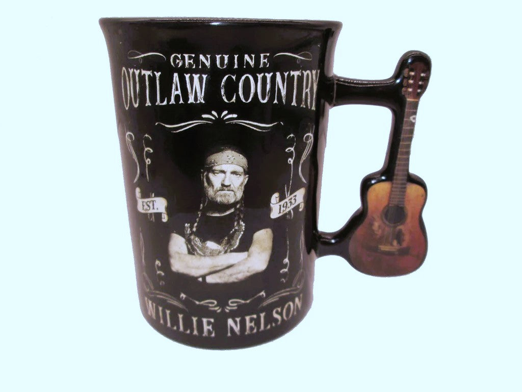Mug Willie Nelson "Outlaw Country" Guitar Handle