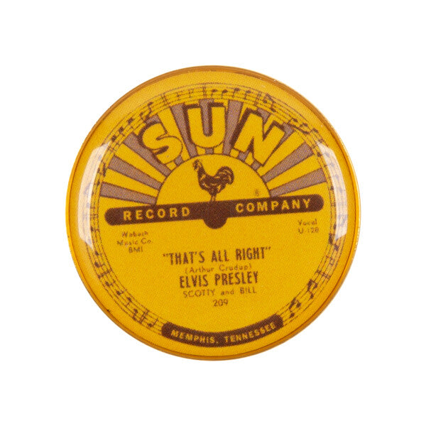 LAPEL PIN SUN/ELVIS THAT'S ALL RIGHT