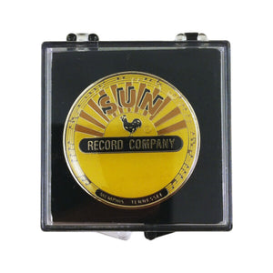 Lapel Pin Sun Records COMPANY WITH ROOSTER Round