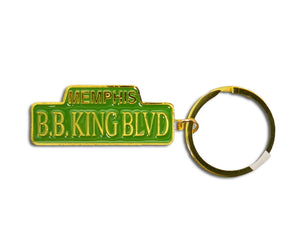 KEY CHAIN Memphis  B. B. King Blvd
